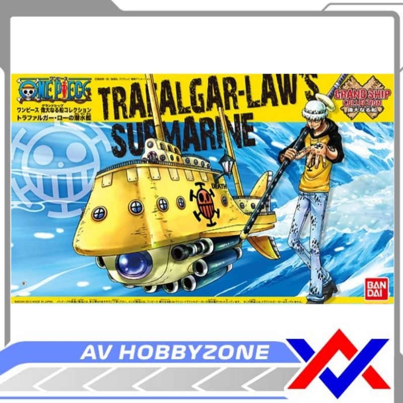 Jual Onepiece Plamo Trafalgar Laws Submarine Grand Ship Bandai Shopee