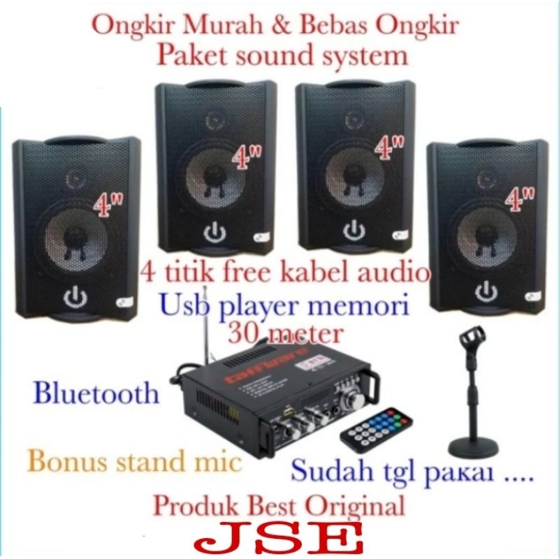 Jual Paket Sound System 4 Titik Crimson Full Original Cafe Dan Kantoran ...