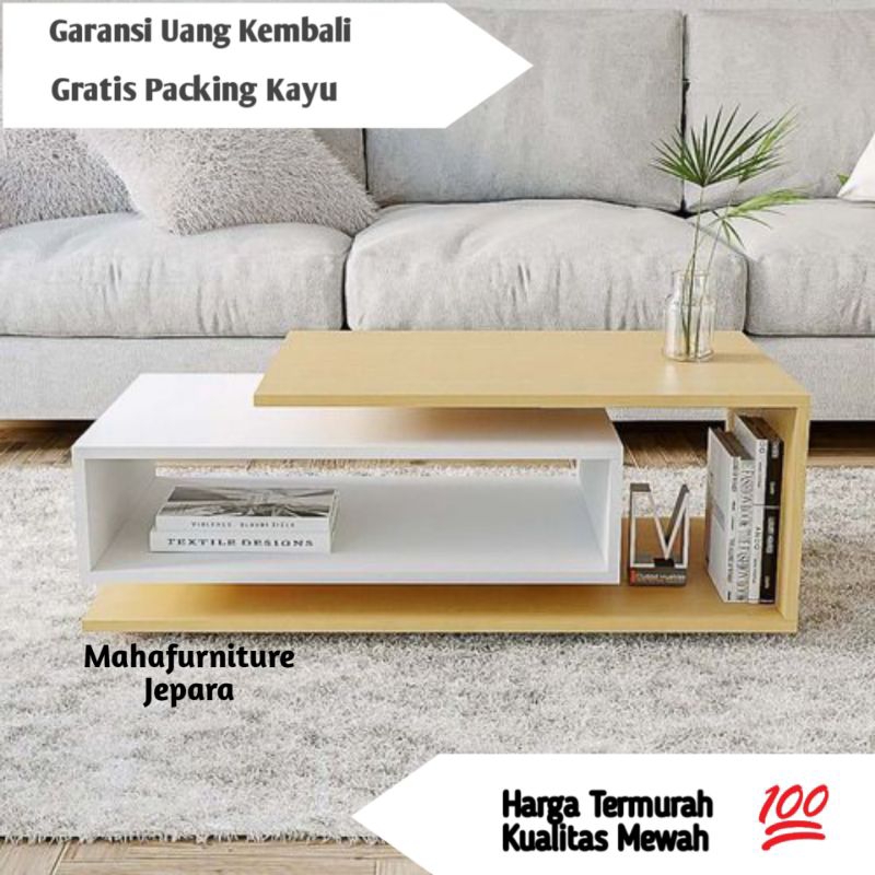 Jual Meja Tamu Aestetik Estetik Coffe Table Meja Murah Meja Tamu