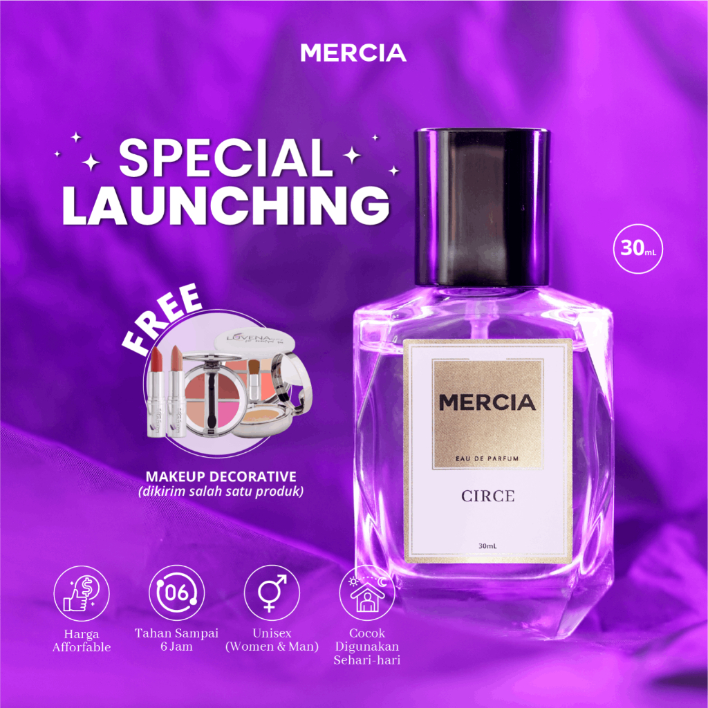 Jual MERCIA Eau De Parfum (EDP) - CIRCE 30mL(Termasuk Dewi-Dewi Card ...