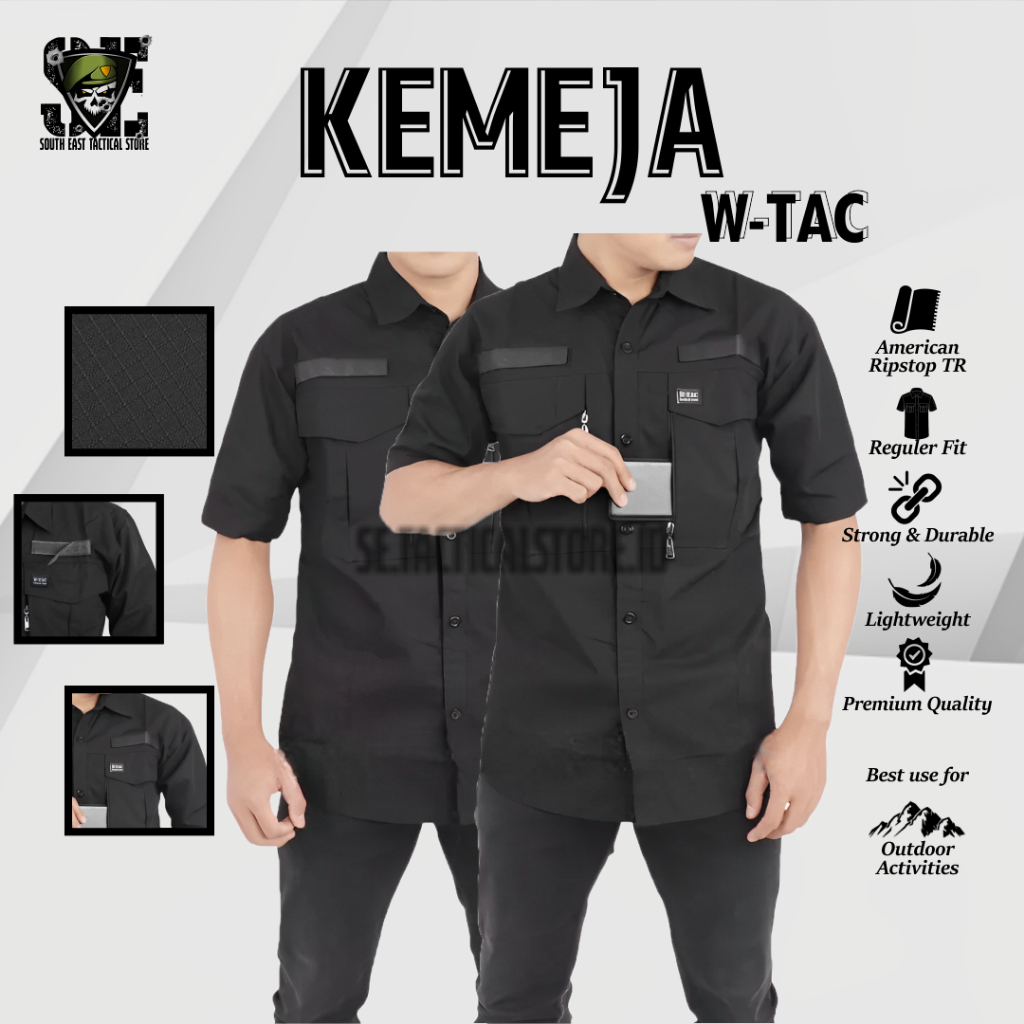 Jual Kemeja Formal W-Tac Tactical Bahan American Ripstop Tr Baju Kerja ...
