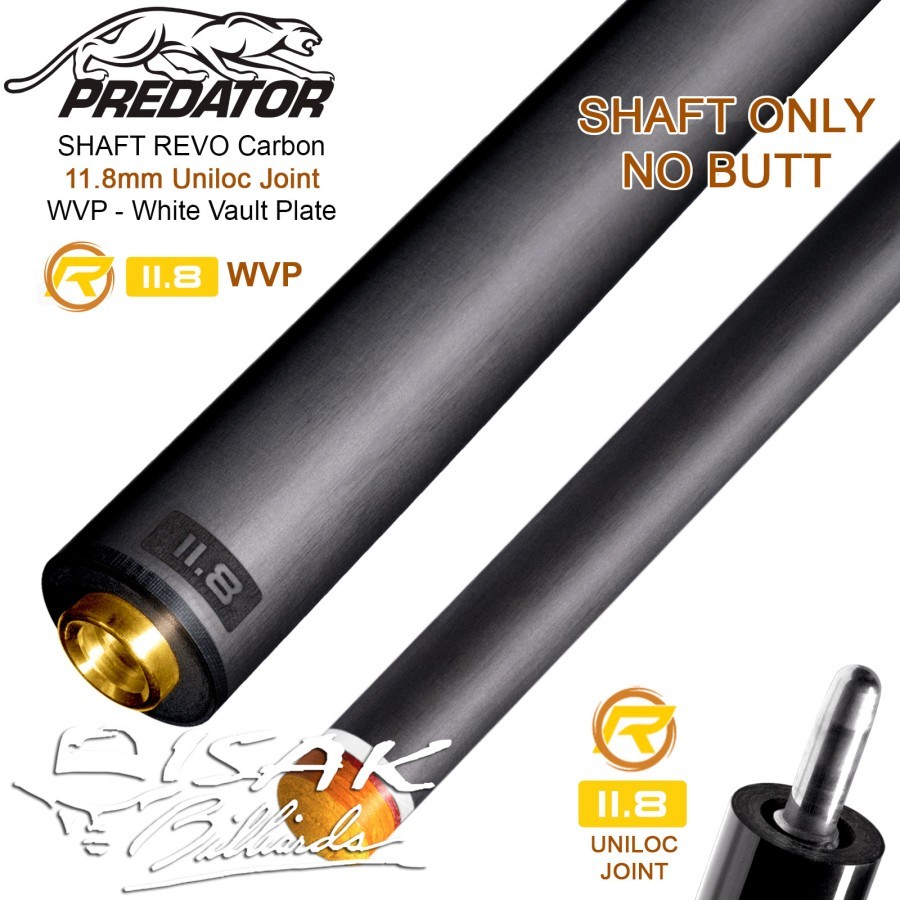Jual Predator Revo 11.8mm Carbon Shaft | Uniloc WVP Billiard