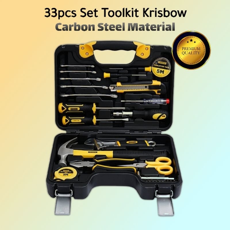 Jual Krisbow Toolkit Set Pcs Perkakas Carbon Steel Krisbow Hand