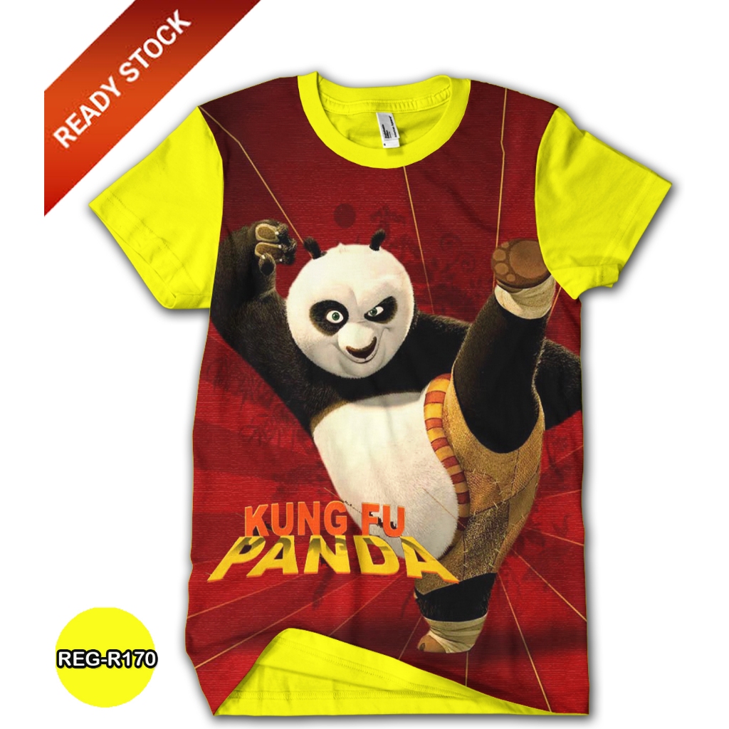 Jual Kaos Kungfu Panda 3D DEWASA Baju Kartun TV Animasi #REG-R170 ...