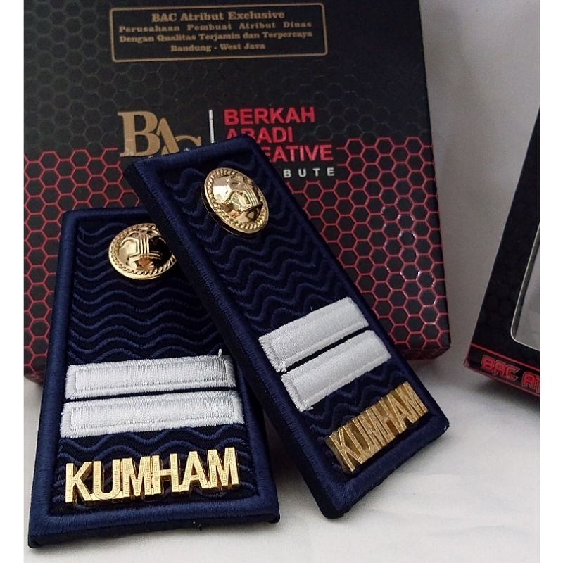 Jual Pangkat Pdh Kumham 2B Bordir Exclusive | Shopee Indonesia