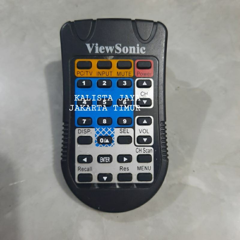 Jual REMOTE REMOT PROJECTOR PROYEKTOR VIEWSONIC VIEW SONIC KODE 01 ...