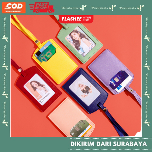 Jual ID Card Kancing Name Tag Kancing ID Holder Card Kancing Kulit ...