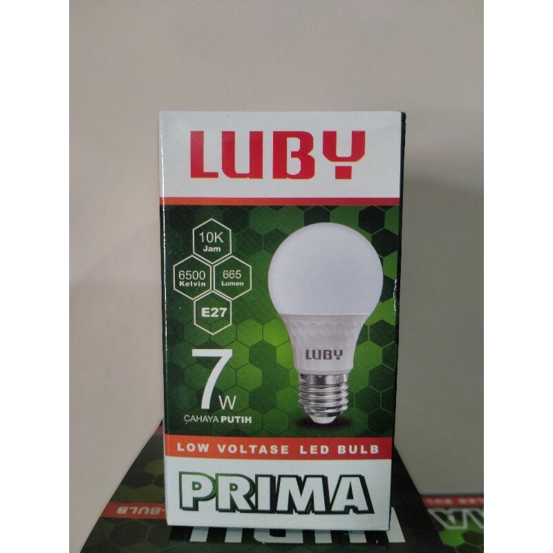 Jual Lampu Luby Prima 7W LED BULB Cahaya Putih | Shopee Indonesia