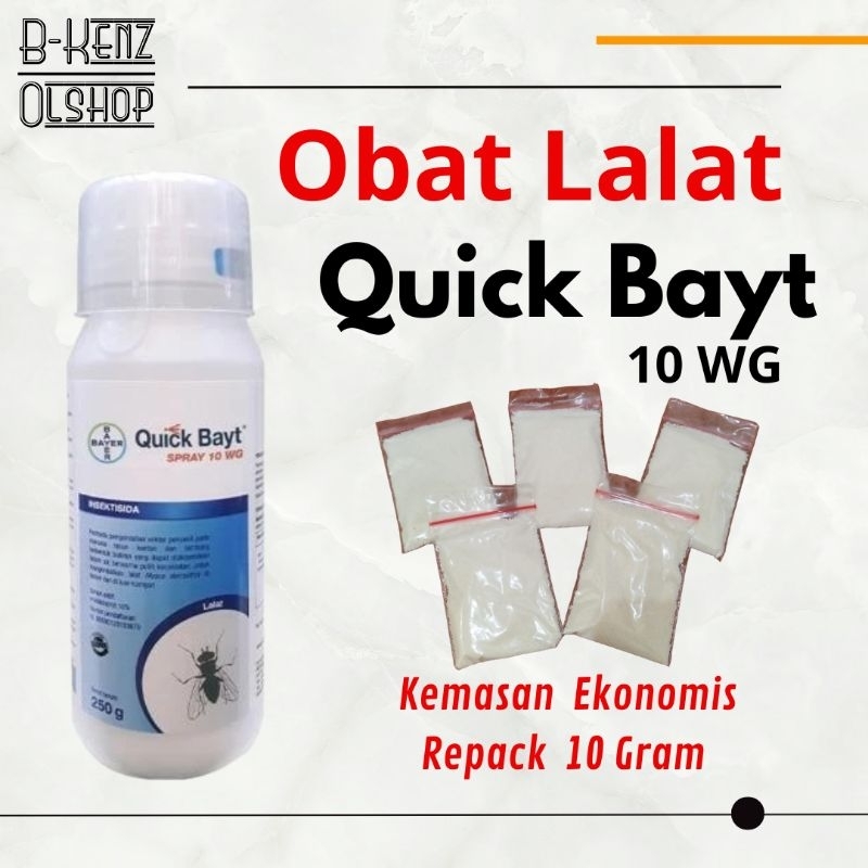 Jual Quick Bayt 10 WG By Bayer Kemasan 10 Gram - Pestisida Lalat ...