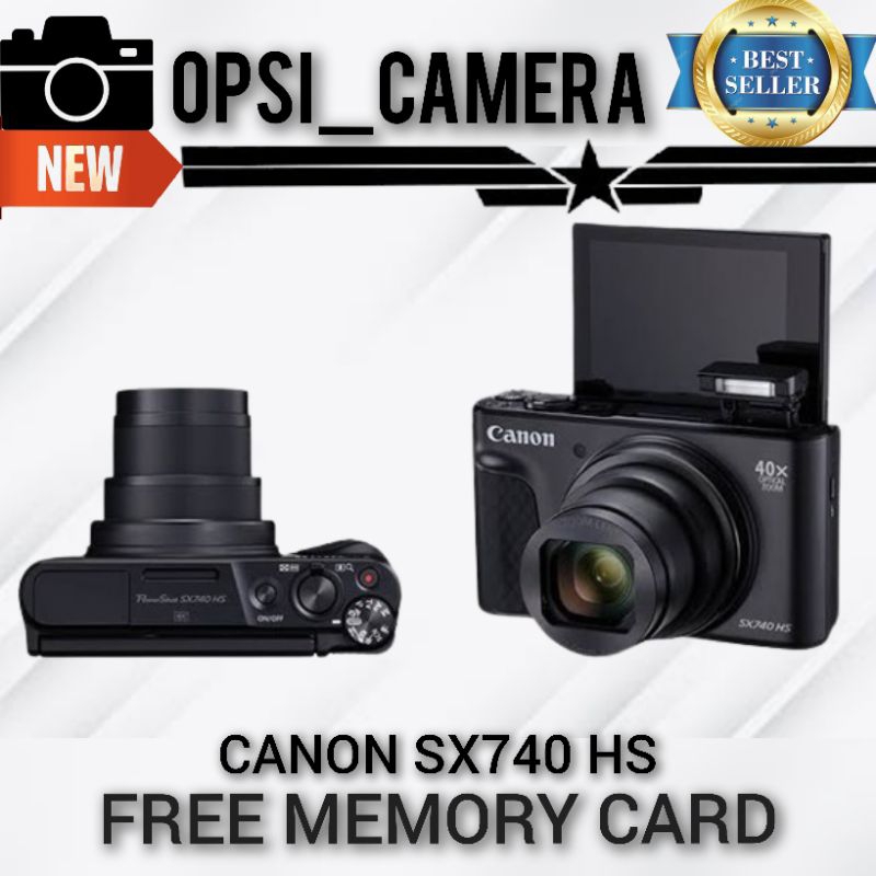 Jual CANON POWERSHOT SX740 HS WIFI / KAMERA CANON POWERSHOT SX740 HS