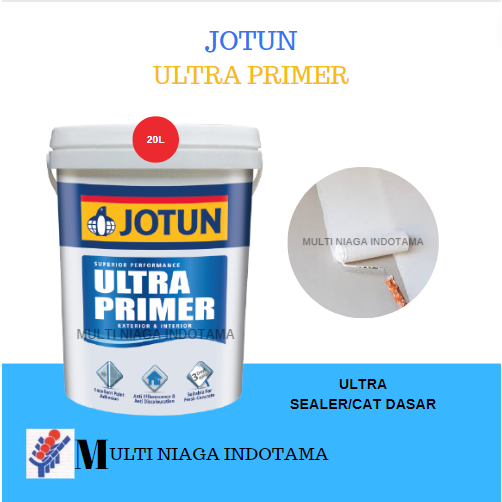 Jual Jotun Ultra Primer Cat Dasar Sealer Anti Alkali 20l Cat Primer Tembok Interior 7020