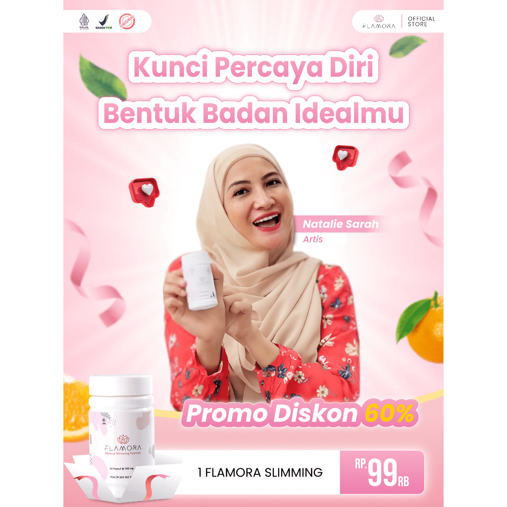 Jual Flamora Slimming Kapsul Pelangsing Penurun Berat Badan Dan