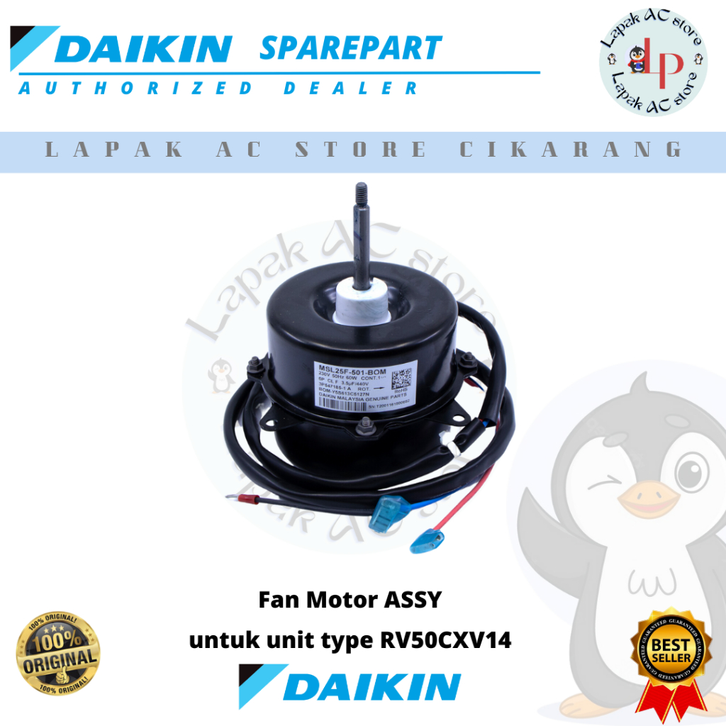 Jual Fan Motor Outdoor AC DAIKIN Malaysia 2 PK RV50CXV14 Shopee Indonesia