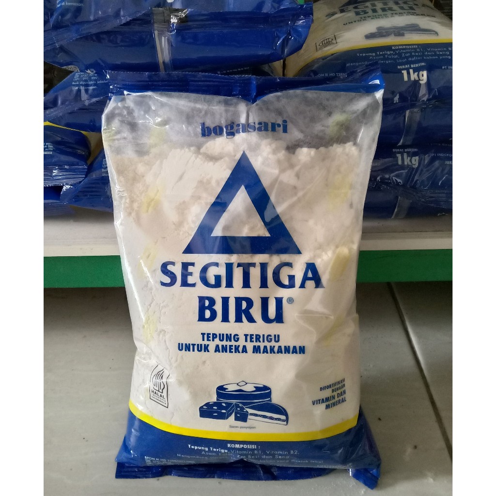 Jual TEPUNG TERIGU SEGITIGA BIRU 1KG | Shopee Indonesia