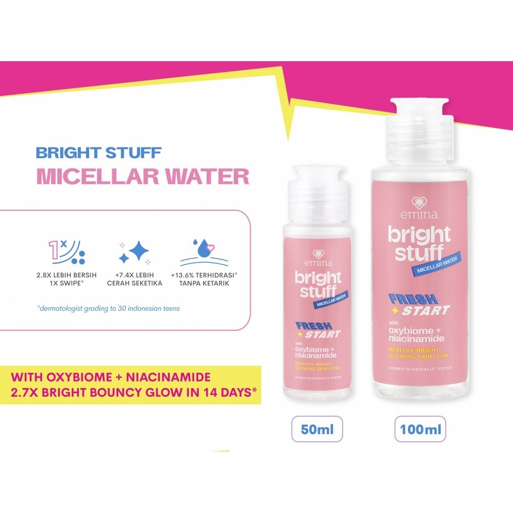 Emina Bright Stuff Micellar Water 100 ml