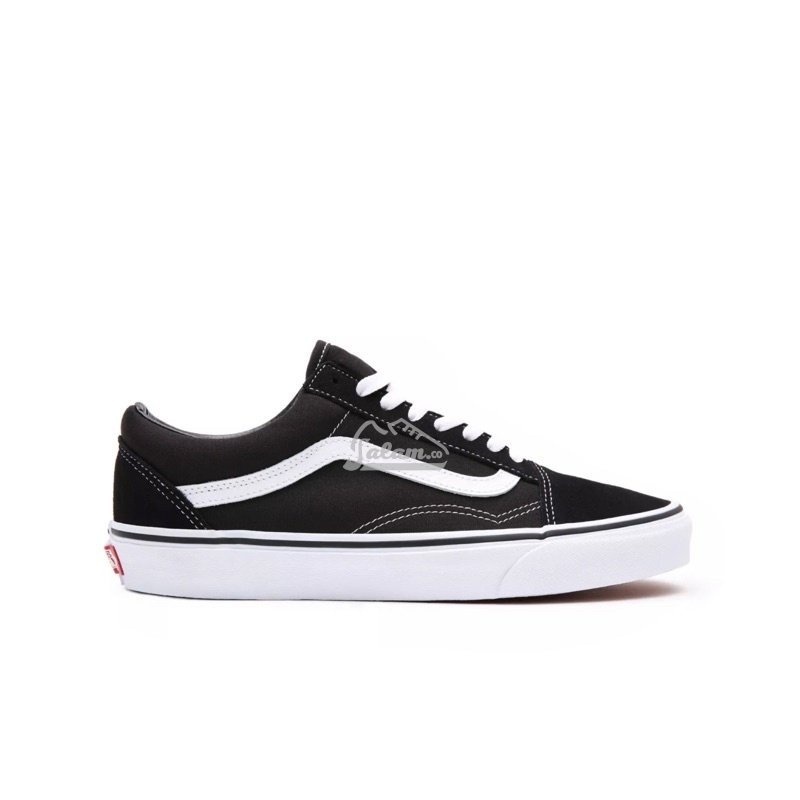 Jual Vans Old Skool Classic Black White “ Sku Vn000d3hy28 “ Unisex 100