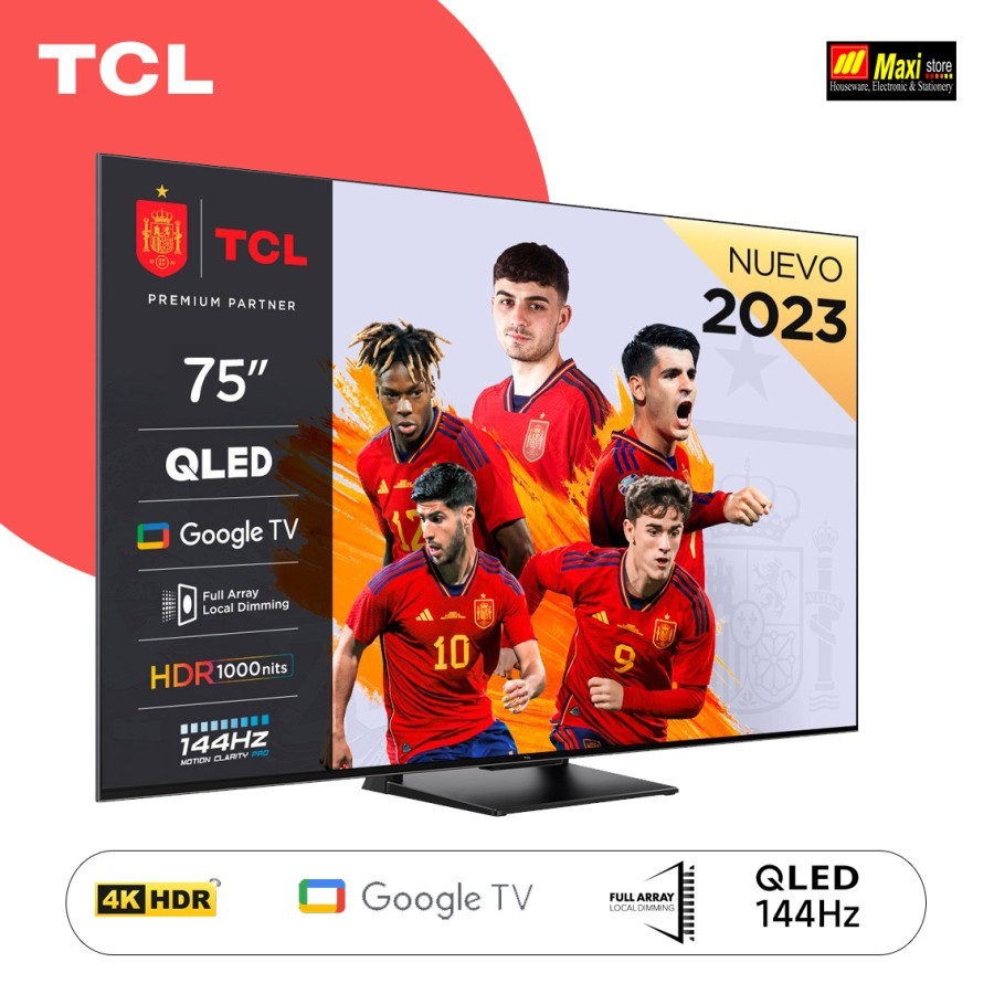 Jual TCL QLED 4K UHD Smart Google TV 75C745 - Maxistore | Shopee Indonesia