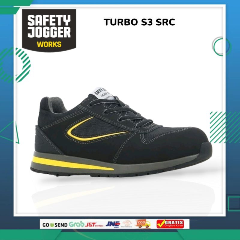 Jual Sepatu Safety Jogger Turbo S3 SRC Original Safety Shoes Jogger