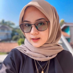 Kacamata Lensa Photocromic Blueray Antiradiasi Bahan Lentur Optik 2189 Korean