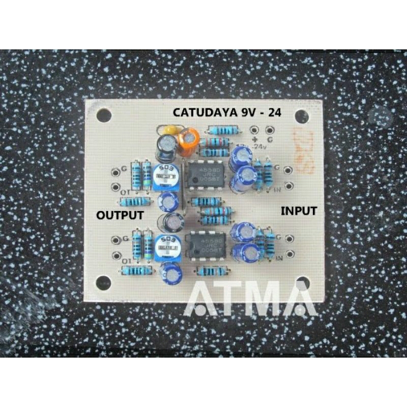 Jual Pre Amp Penguat Depan Hifi 50x dengan Trimpot Variabel Gain ...