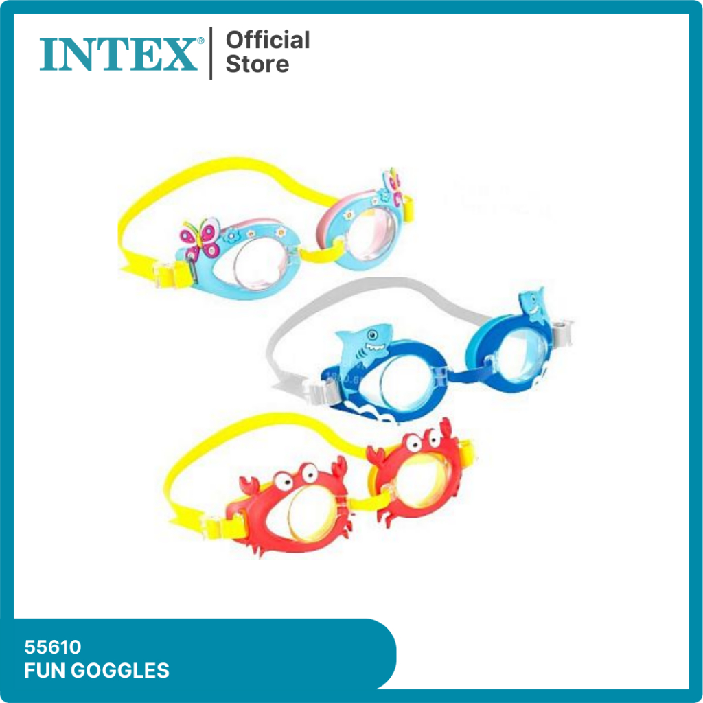 Jual Kacamata Renang Intex Fun Goggles 55610 | Shopee Indonesia