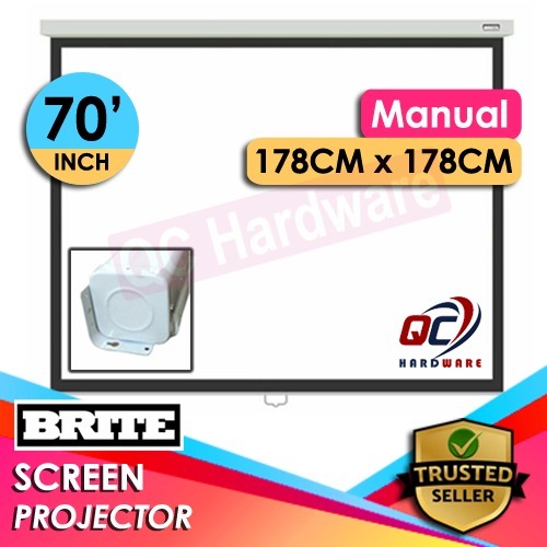 Jual Screen Projector Brite manual 70