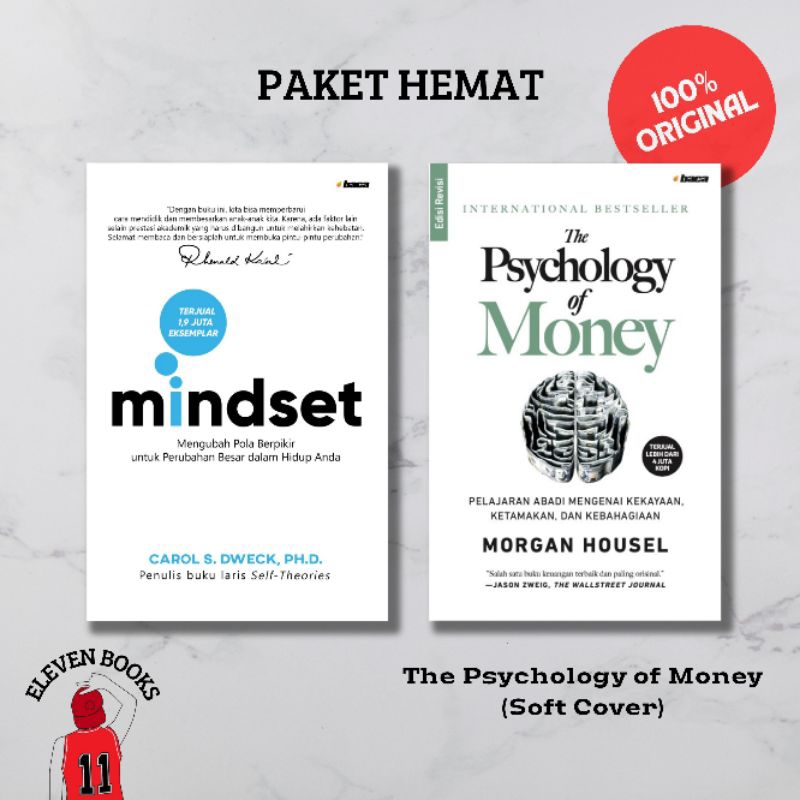 Jual PAKET HEMAT BUKU ORIGINAL EDISI REVISI MINDSET & THE PSYCHOLOGY OF ...