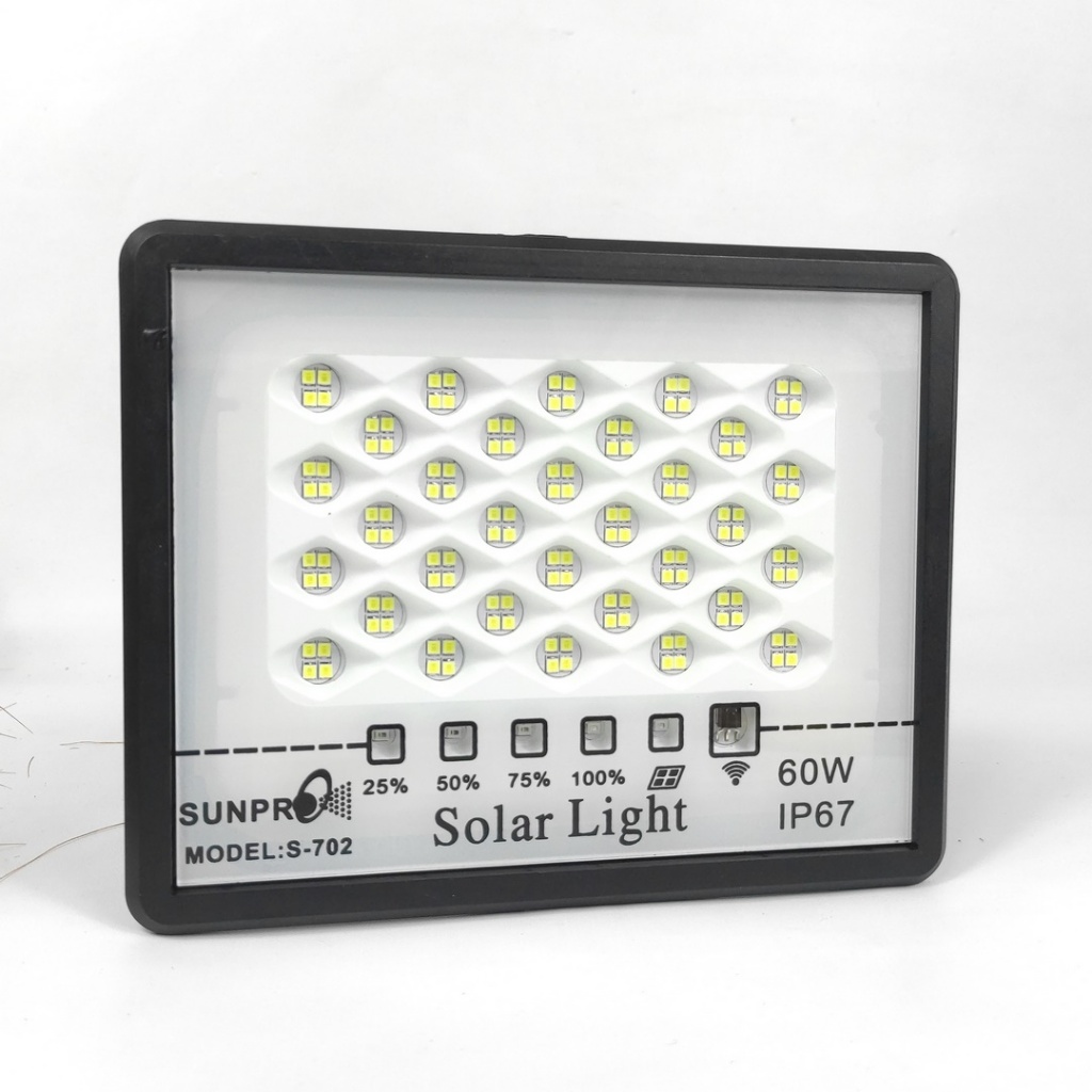 Jual Lampu Tenaga Surya 60 Watt Sunpro S - 702 / Lampu LED Solar Panel ...