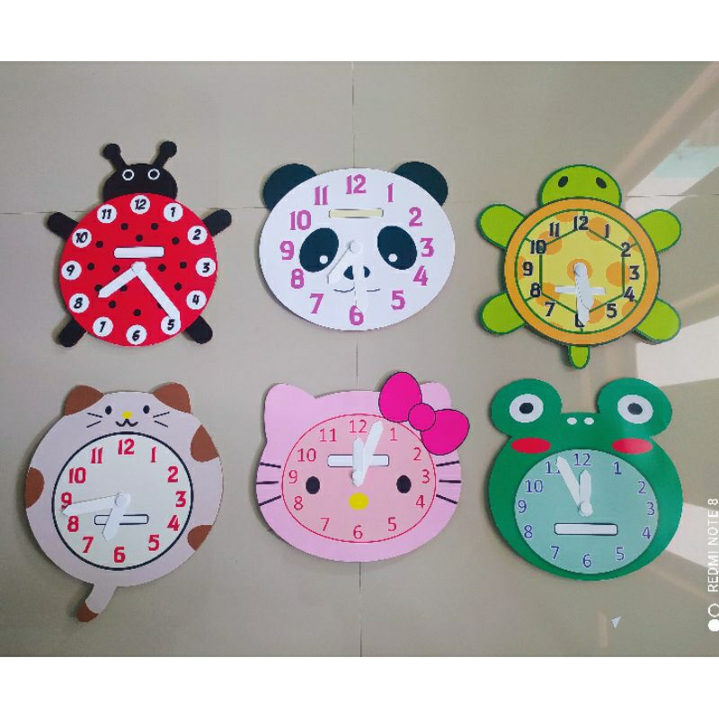 Jual ABC PINTAR DAN JAM KARDUS, buat belajar anak2 | Shopee Indonesia