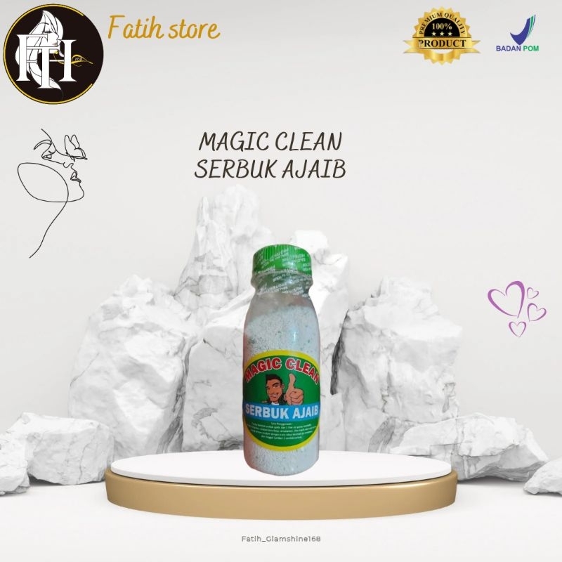 Jual Magic Clean Serbuk Ajaib Pembersih Noda Membandel Shopee Indonesia