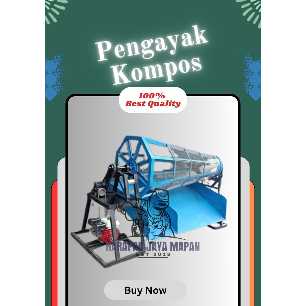 Jual Mesin Pengayak Ayakan Sortasi Penyaring Kompos Pasir Bijian Shopee Indonesia