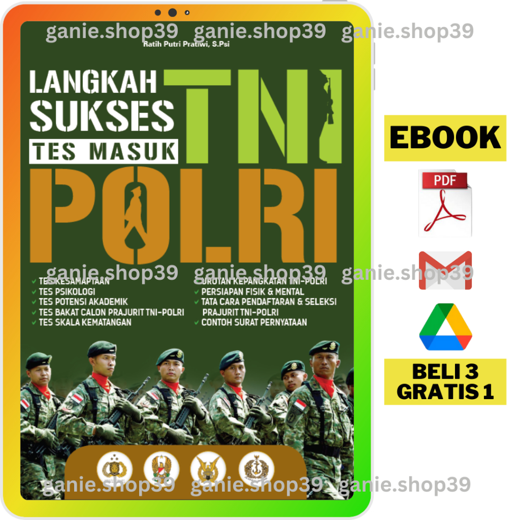 Jual [113] [E-B.O.O.K] LANGKAH SUKSES TES MASUK TNI POLRI | Shopee ...