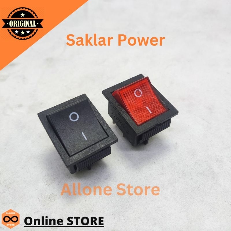 Jual Saklar Power Switch Tombol Power On - Off Roker Besar 4pin ...