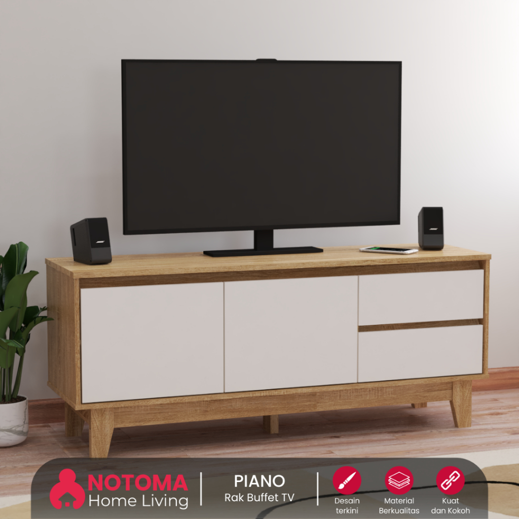 Jual Rak buffet meja tv minimalis aestethic kokoh series piano | Shopee ...