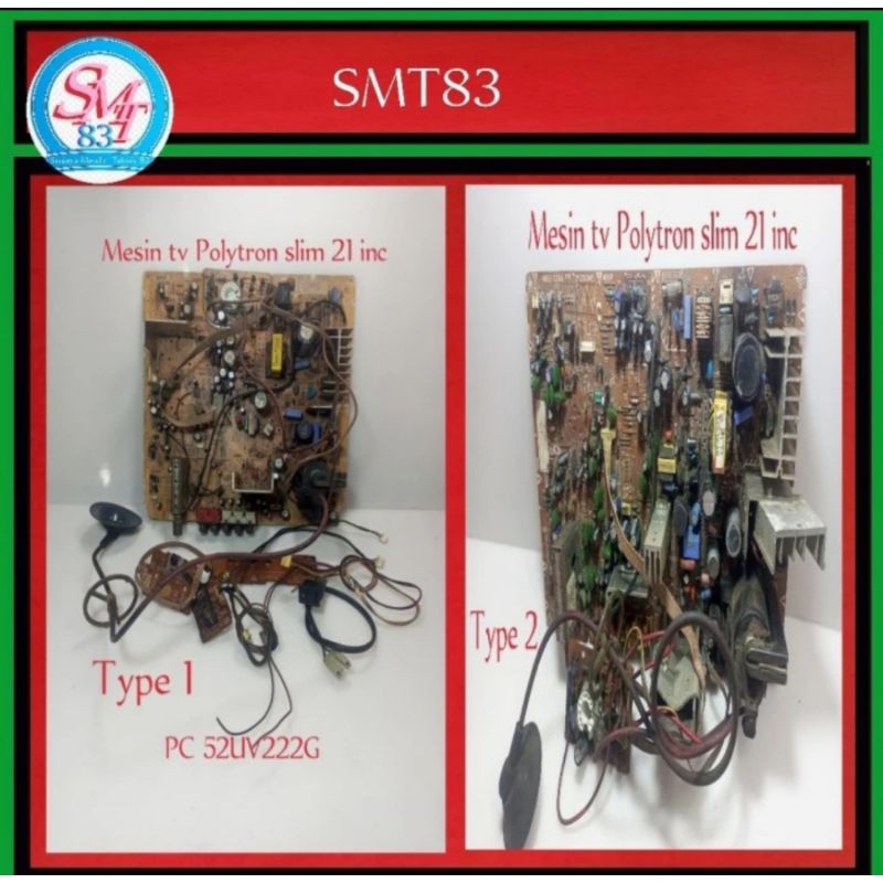 Jual Mesin tv tabung Polytron layar slim 21 inc | Shopee Indonesia