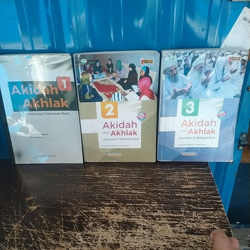 Jual Buku Paket Akidah Akhlak Kelas 10-11-12 Madrasah Aliyah/MA KMA ...