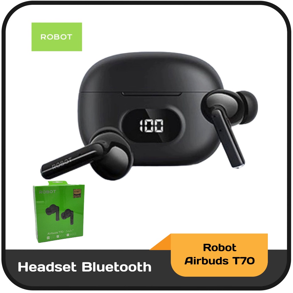 Jual Headset Bluetooth Robot T10/T30 True Wireless Earbuds Shopee