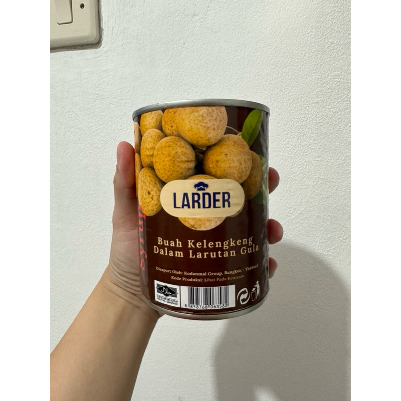 Jual Longan Kaleng Larder Buah Kelengkeng Dalam Larutan Gula 565gram ...