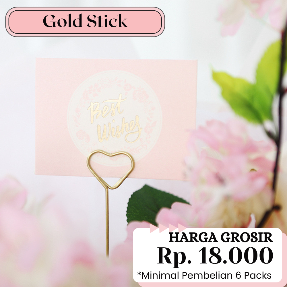 Jual FLORIST THINGS - (10 Stick) Gold Stick / Gold Stick Besar dan ...