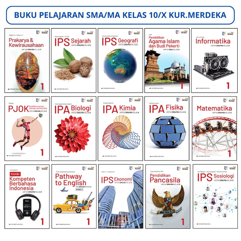 Jual Original - Buku Pelajaran Kelas 10 X 1 / 11 XI 2 SMA Kurikulum ...