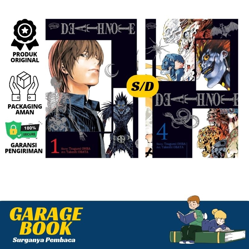 Jual Death Note - New Edition 1 - 4 (READY BANYAK VOLUME) | Shopee ...
