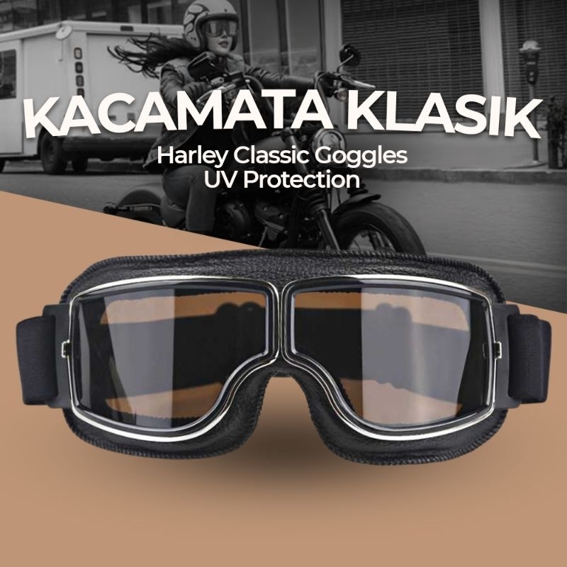 HEROIDER Kacamata Goggles Clasic Harley UV Protection