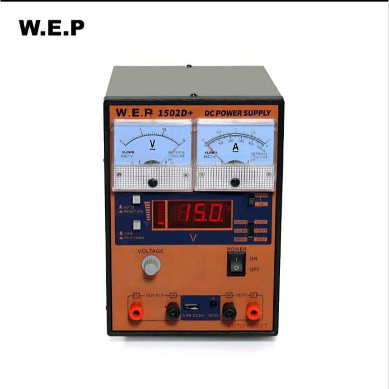 Jual power supply HP PS-1502D+ digital DC /power supply orange original ...