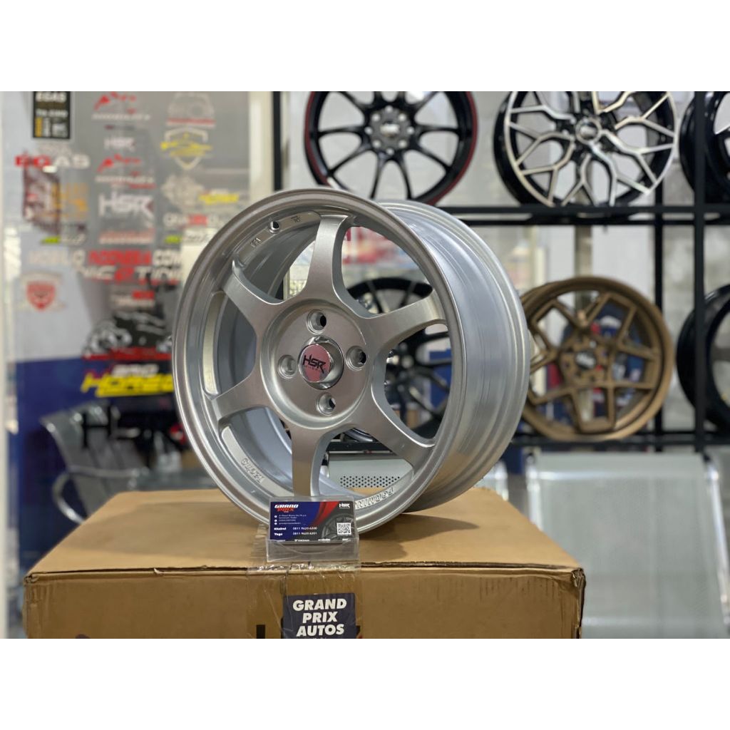 Jual Velg Mobil Rata Body Ring 15 Hole 4X100 Model Palang Warna Silver ...