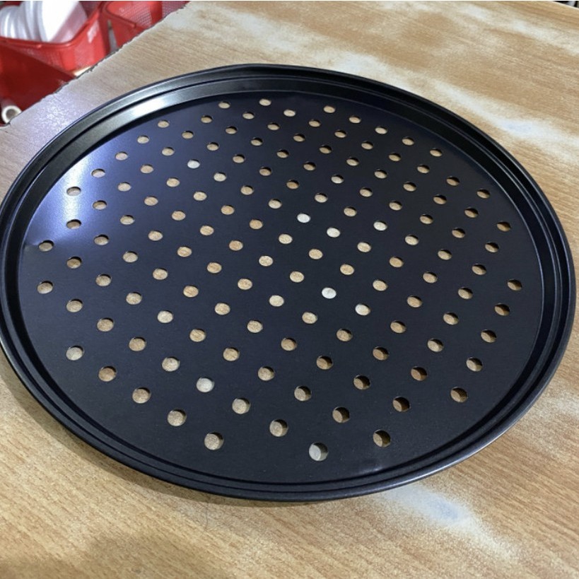 Jual Teflon pizza pan perforated / loyang pizza 32 cm Shopee Indonesia