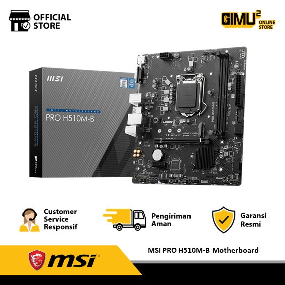 Jual MSI PRO H510M-B Motherboard | Shopee Indonesia