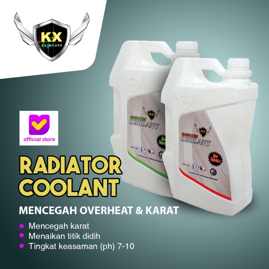 Jual RADIATOR COOLANT HIJAU & MERAH KX 5L - Hijau 5L DR.D.FISCHER ...