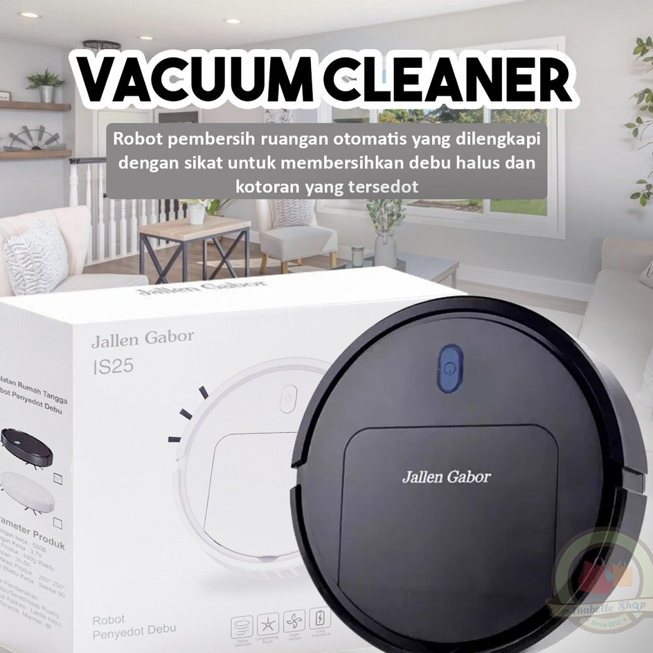 Jual Type IS25 Jallen Gabor Vacum Robot Pembersih Debu Lantai Smart
