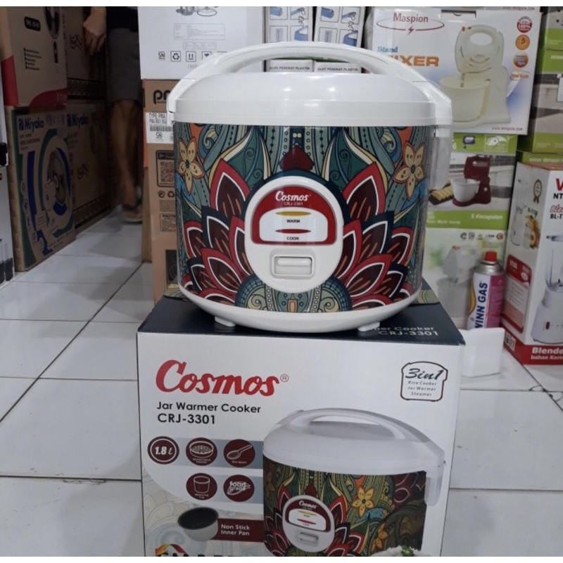 Jual COSMOS MAGIC COM RICE COOKER CRJ 3301 BATIK / CRJ3301 BATIK ...