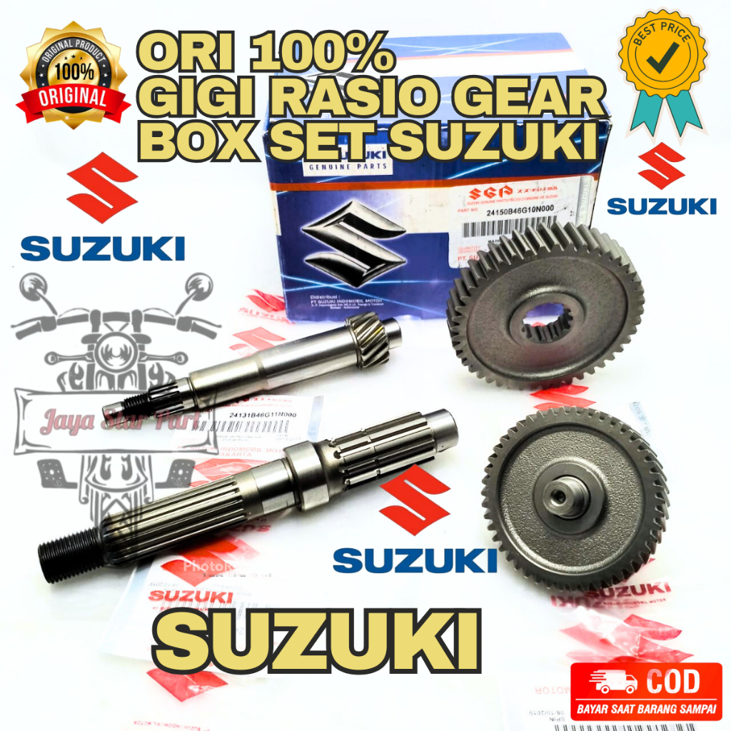 Jual ORIGINAL GIGI RASIO BOX SET SUZUKI KUALITAS ASLI PRESISI BAHAN ...